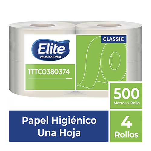 PAPEL HIGIÉNICO ELITE JUMBO HOJA SENCILLA