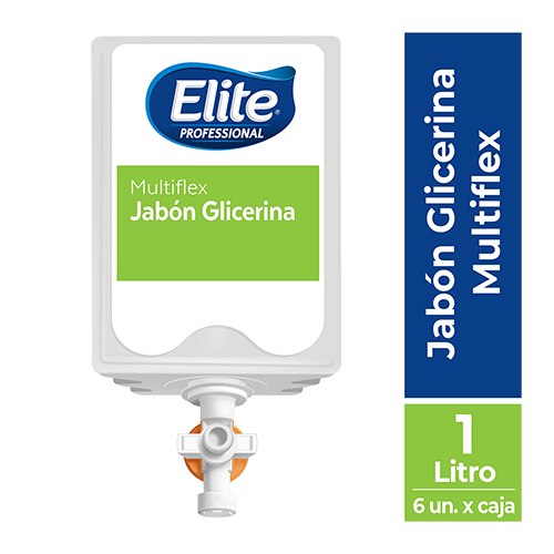 JABON ELITE GLICERINA MULTIFLEX x 1000 ML