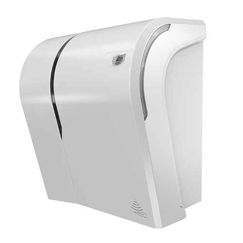 DISPENSADOR TOALLA ELITE ROLLO  AUTOCORTE BLANCO